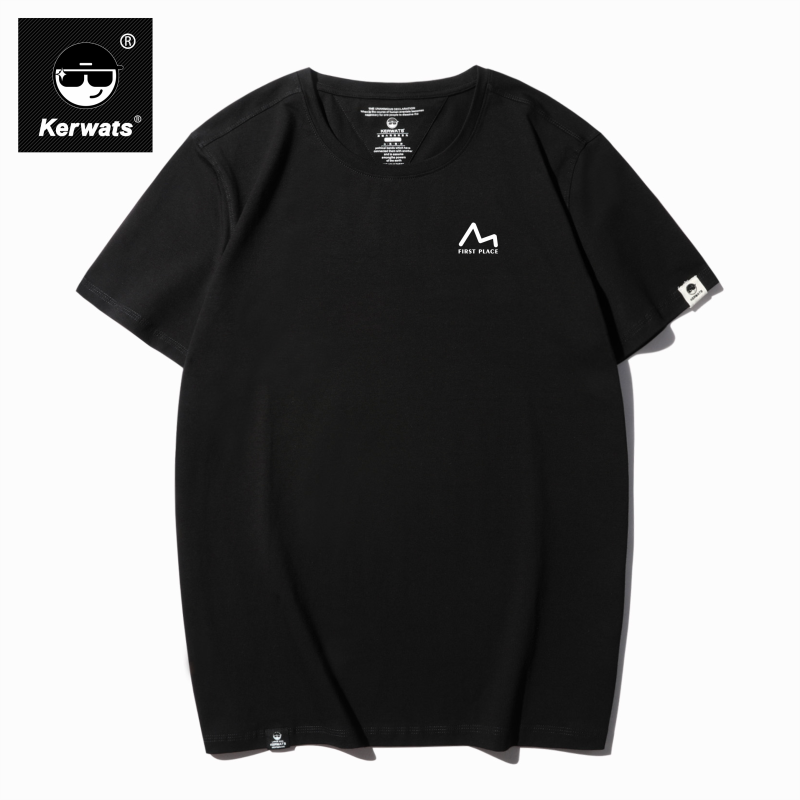 胸花大码打底短袖圆领情侣