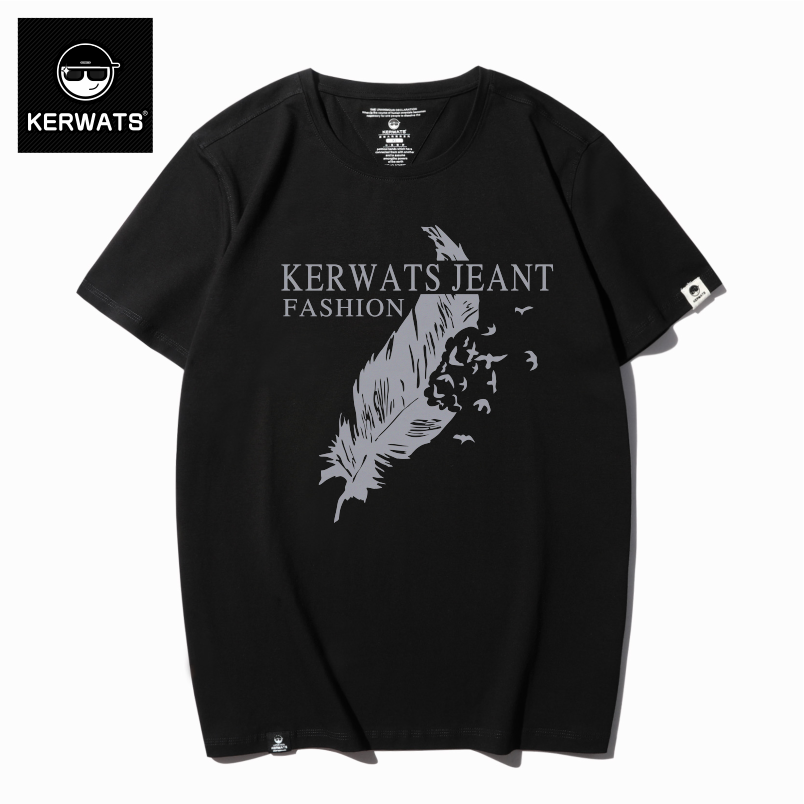 半袖肥佬大码潮牌英文字母男装