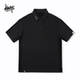 胖子宽松重磅polo短袖 KERWATS夏季 潮牌落肩t恤衫 翻领美式 男 新款