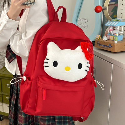 凯蒂猫书包女可爱学生出游旅行背