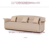 后现代沙发意式 轻奢沙发新古典超迁真皮沙发意大利不锈钢3加1沙发