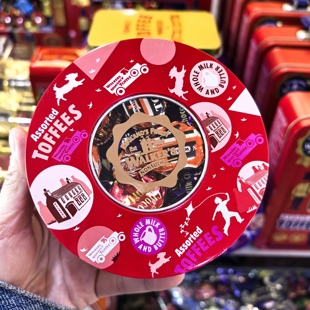 Walkers什锦太妃糖100g小圆罐礼盒 英国进口糖果喜糖软糖伴手礼