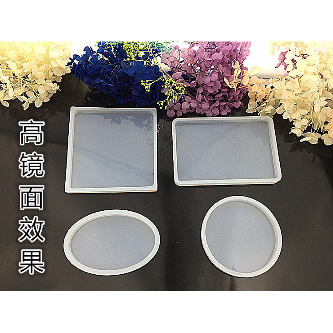 水晶滴胶压板硅胶模具软陶泥工具