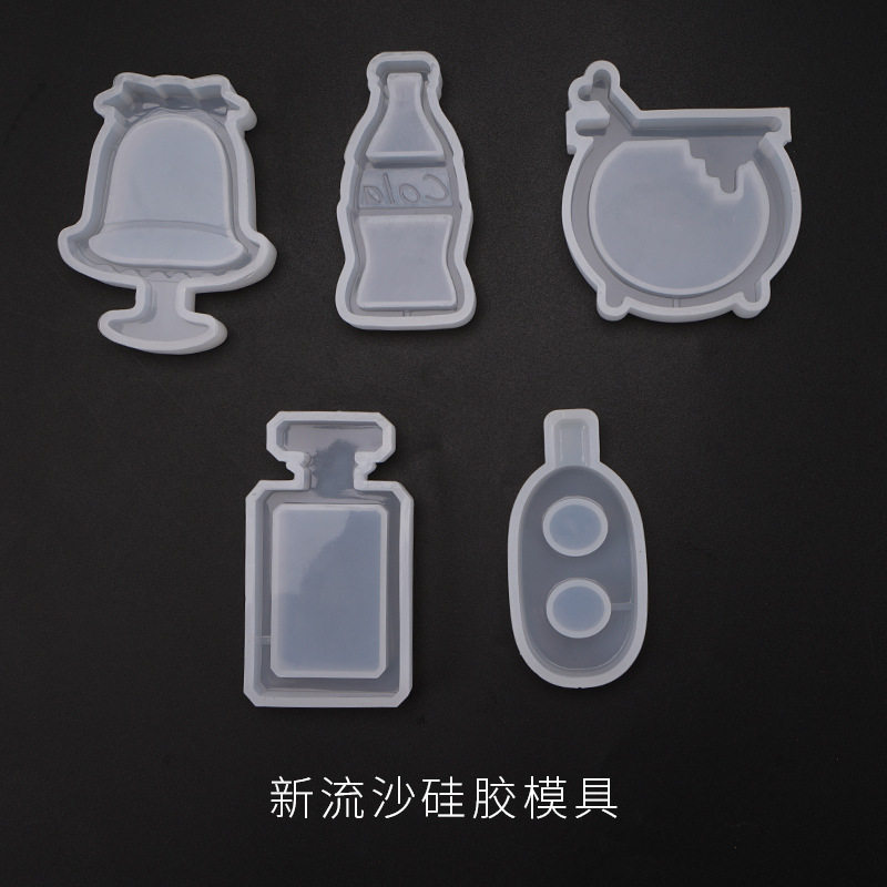 diy水晶滴胶流沙模具可乐雪糕饮
