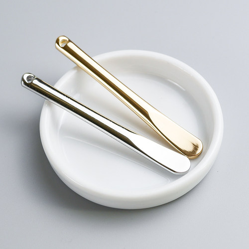 眼霜面霜挖勺按摩棒合金材质