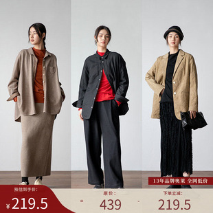 ltyp旅途原品【限量五折】美丽诺羊毛套头打底衫半高领针织上衣女