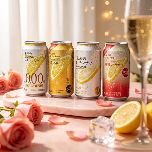 朝日未来柠檬果酒气泡酒