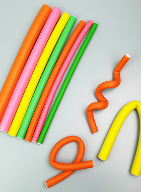 美发用品热烫隔热棉条烫发工具大号小号冷烫杠子多功能卷发万能杠