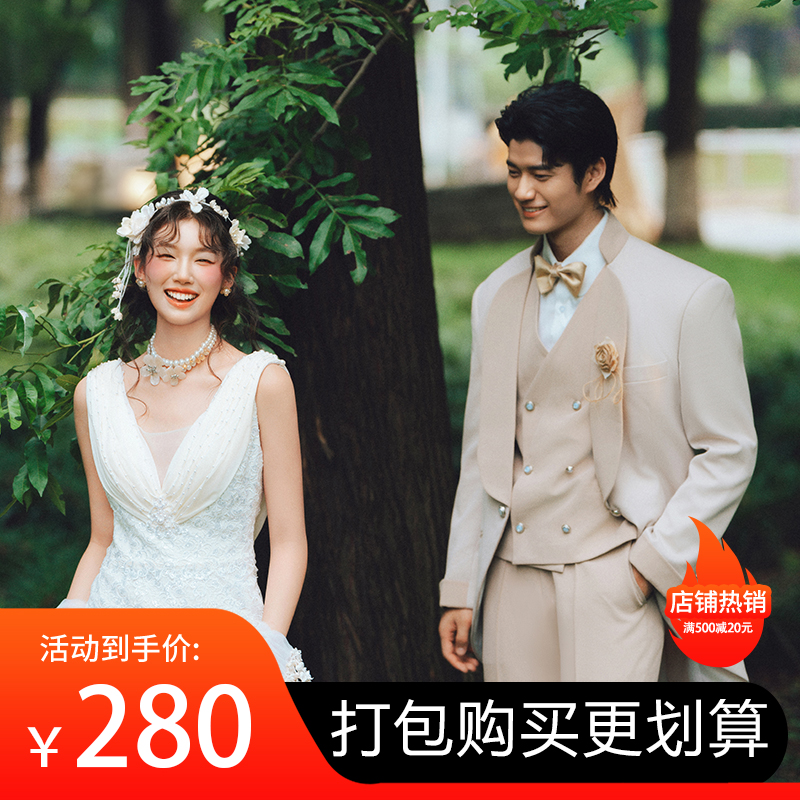 新款影楼婚纱照样片情侣全家福亲子写真儿童主题2025客样样片打包