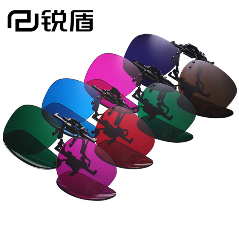 暴风影音3d眼镜夹片3d近视通用