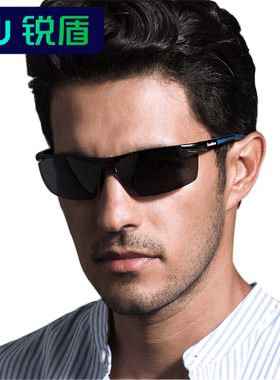 锐盾司机钓鱼时尚风方框太阳镜