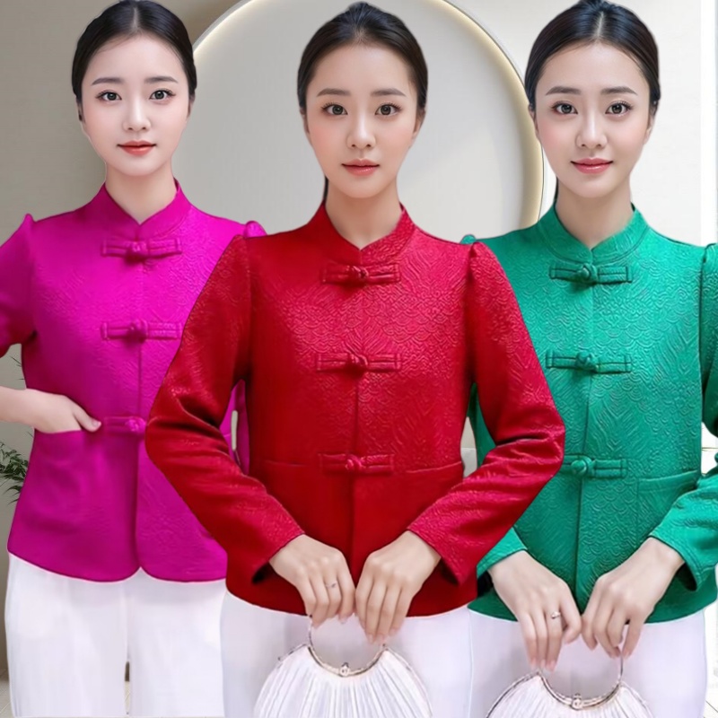 新中式国风盘扣外套2024新款