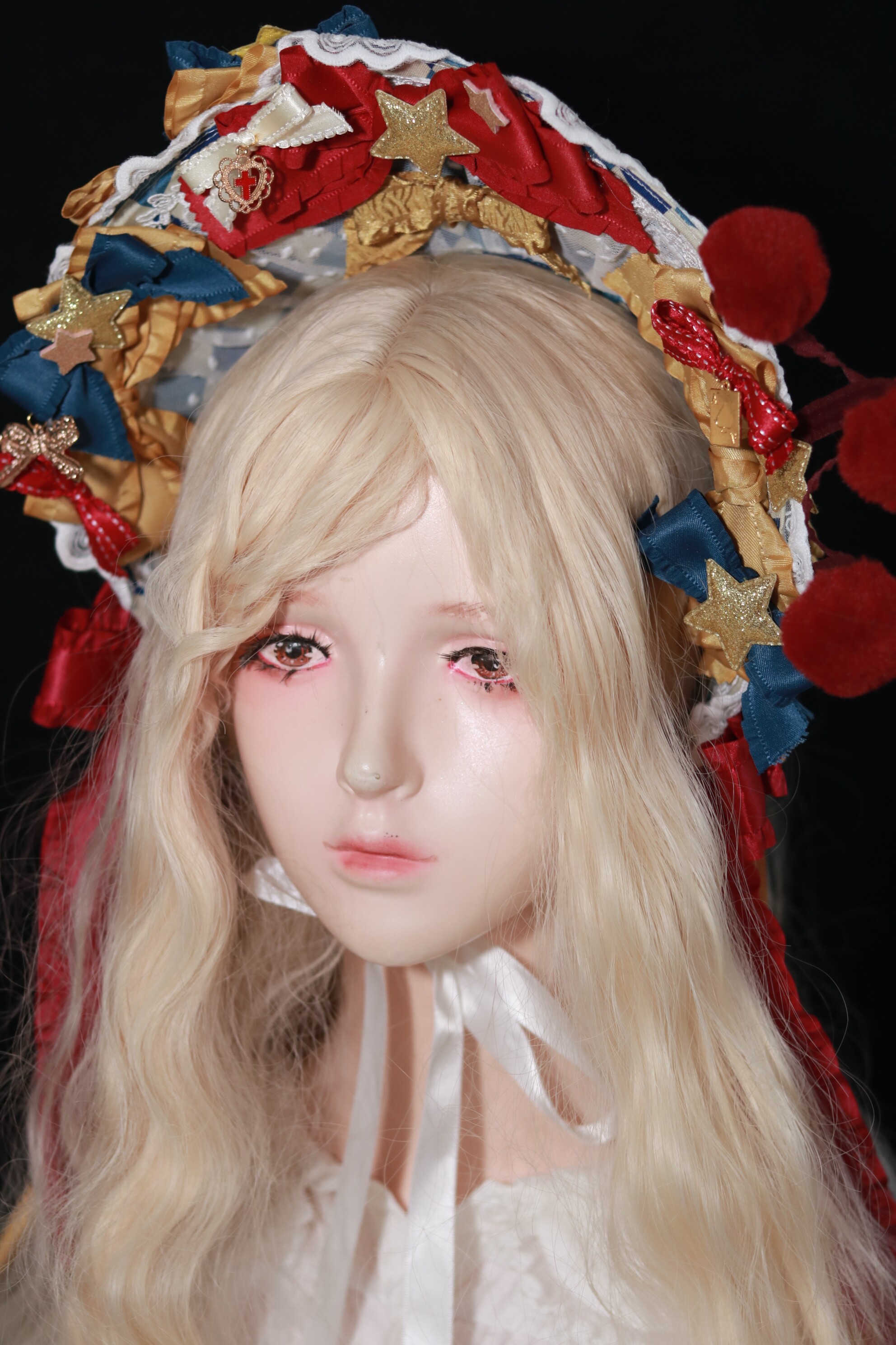 【垂耳汪】原创Lolita手作童话马戏团华丽bnt可改色走秀帽子小物