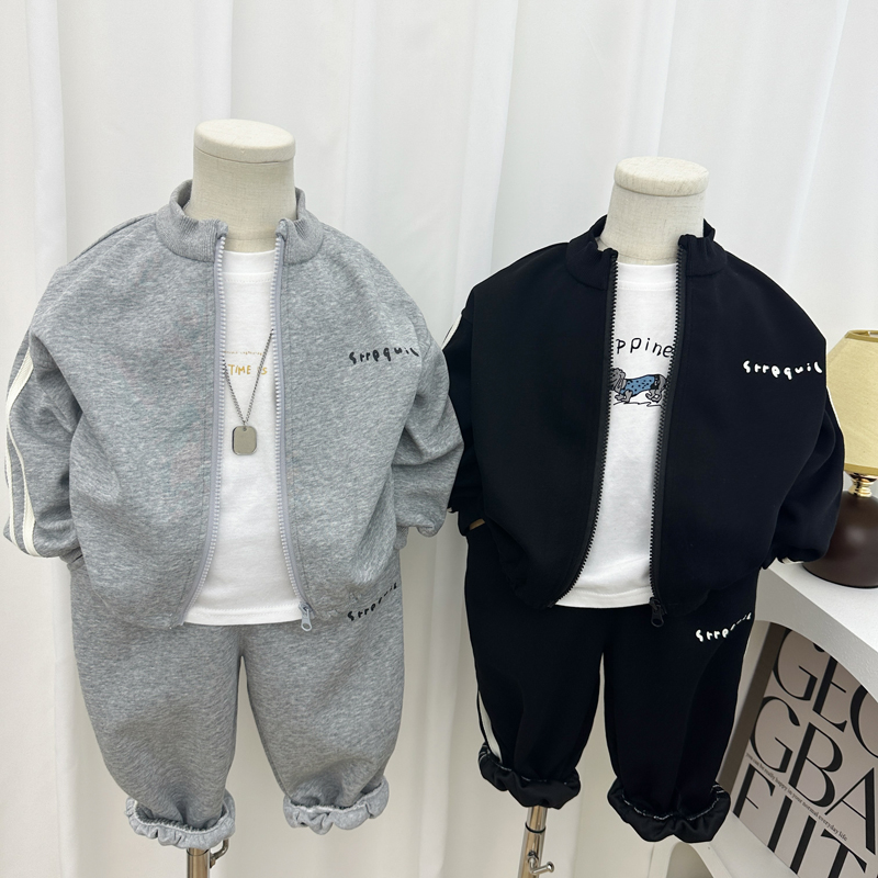 中小童春秋韩版运动套装