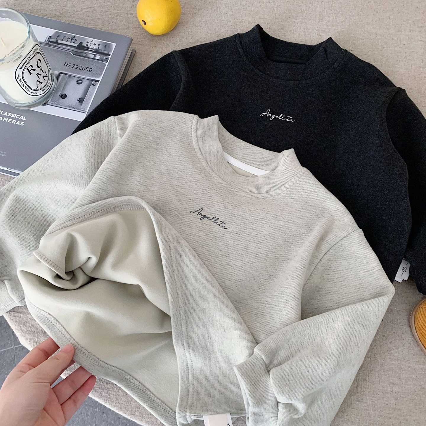 男童秋冬加厚打底衫2025新款