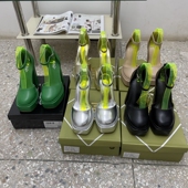 玛丽珍超高跟鞋 14cm婚鞋 主婚纱神器小个子粗跟松糕底防水台芭比鞋