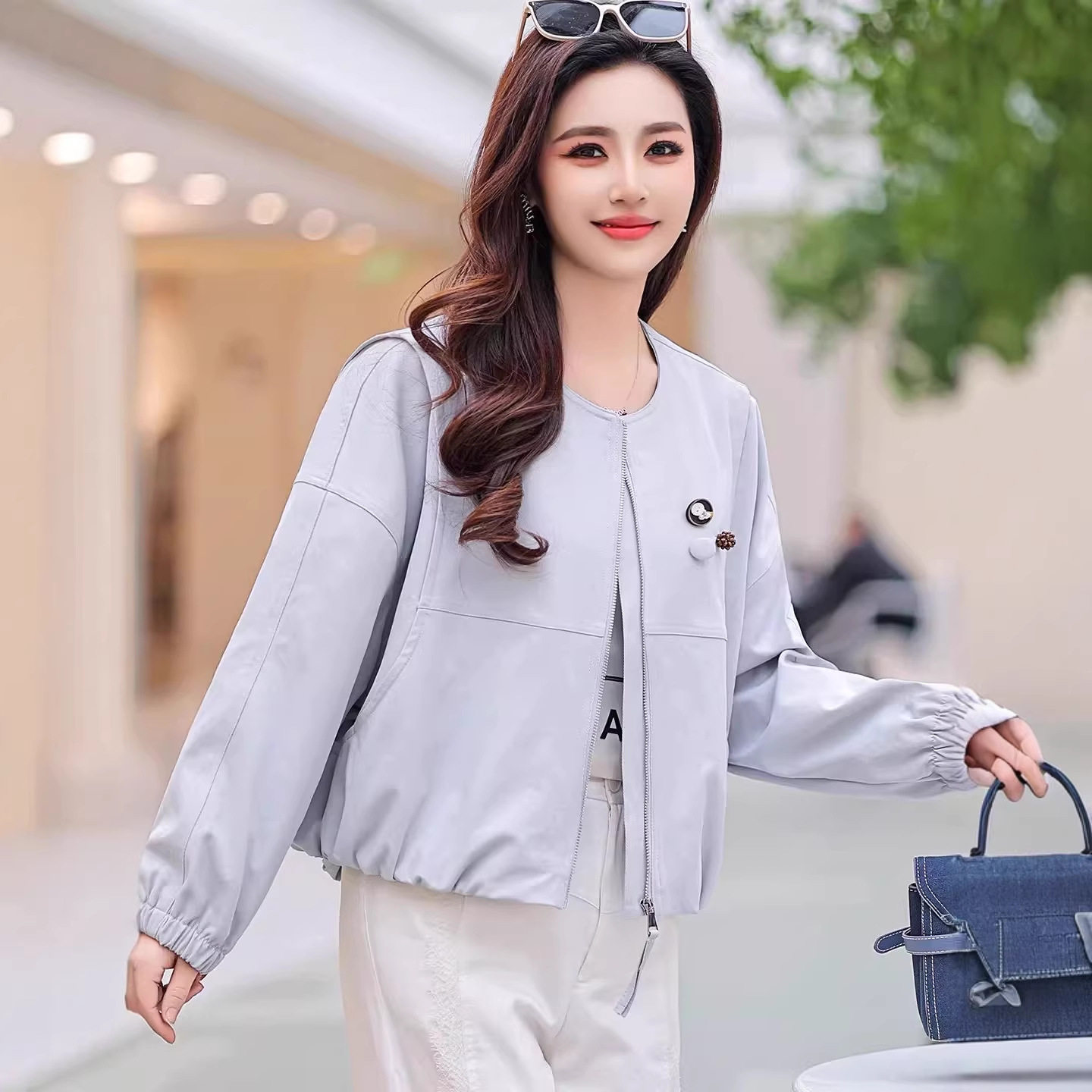 绝美巨好看的短外套女2026春季新款韩系超火减龄宽松显瘦开衫上衣