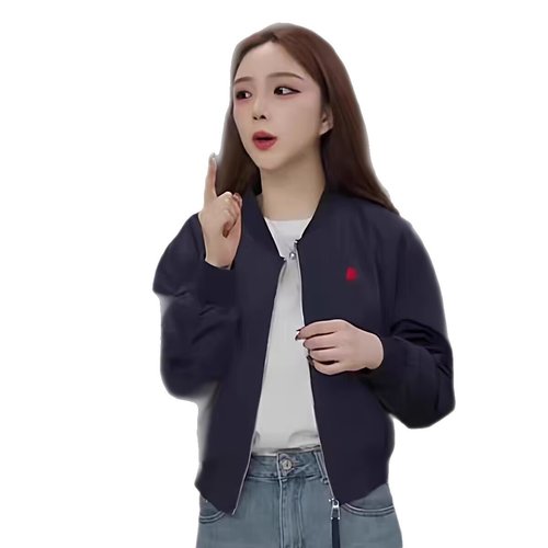 韩系穿搭刺绣棒球服加棉外套女秋冬小个子独特超好看飞行员25夹克