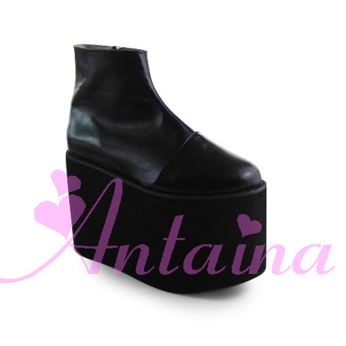 ◢an*tai*na*◣松糕厚底鞋短靴新娘鞋婚鞋增高鞋显高瘦1382