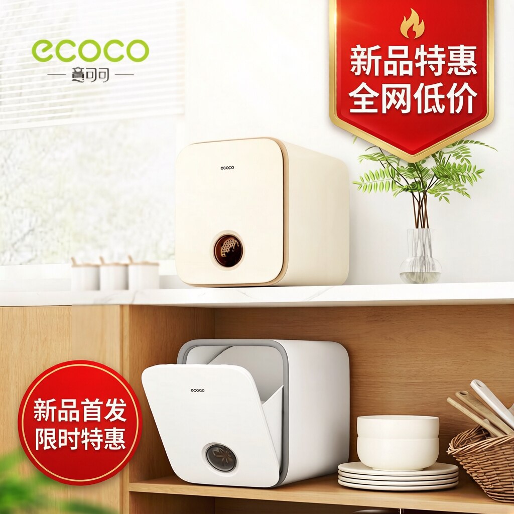 意可可米桶家用防虫防潮密封食品级米缸杂粮大米收纳盒面粉储存罐