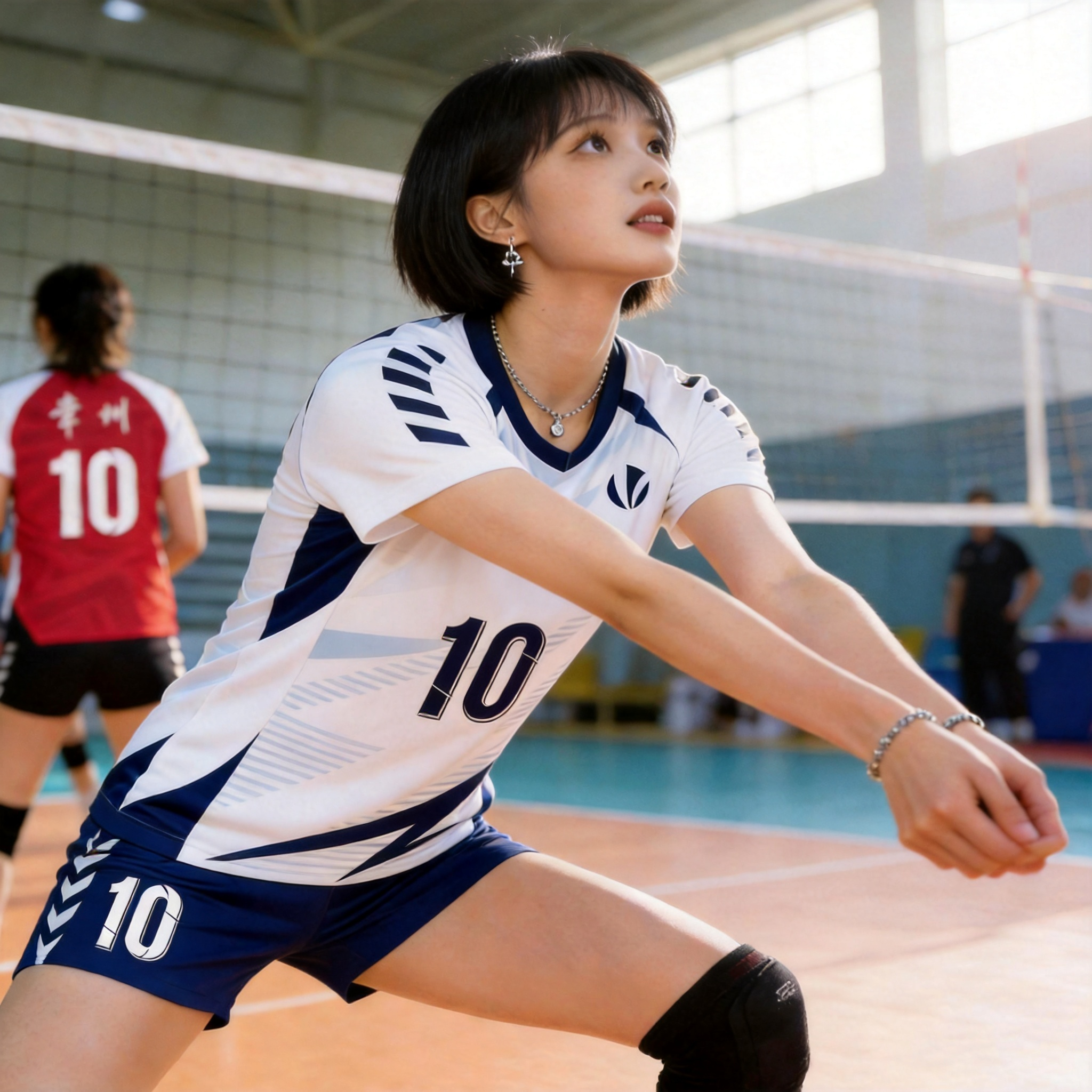《顺丰包邮》对球数码印排球服套装男女短袖沙滩无袖气排球手球服