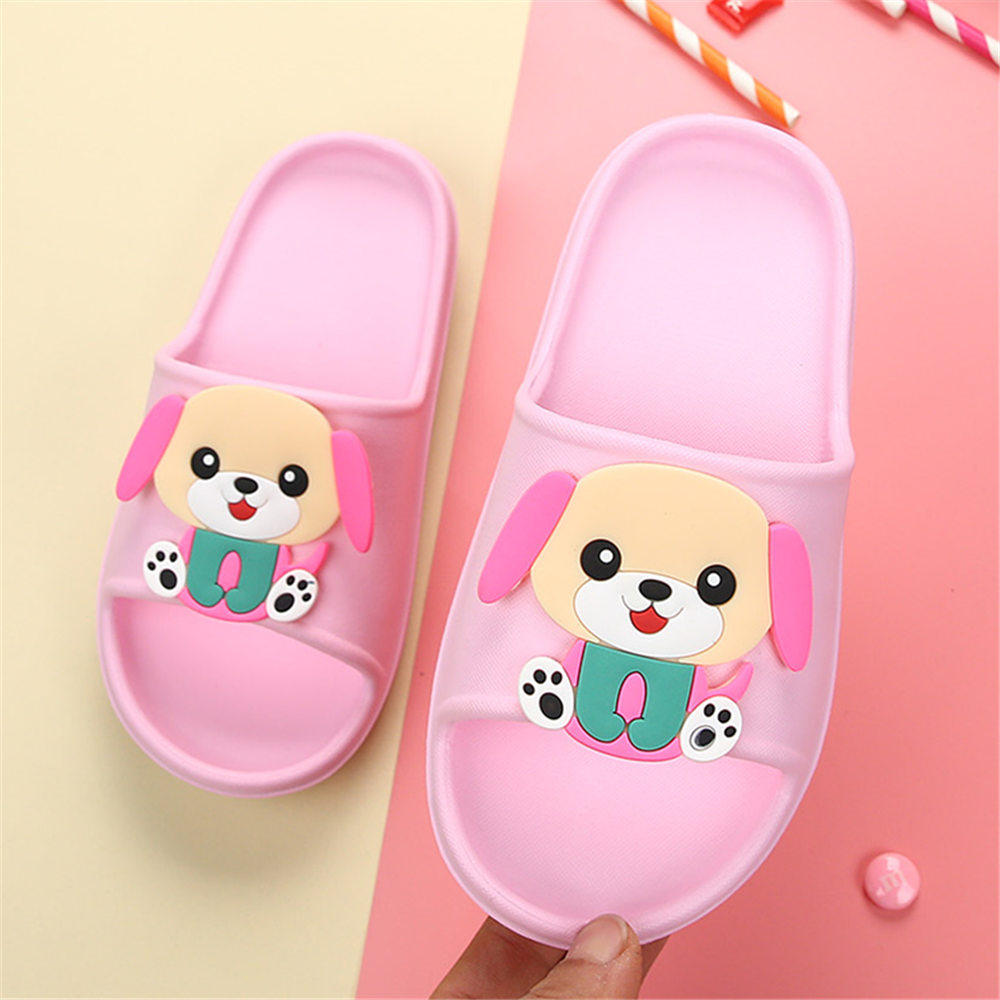 儿童拖鞋夏家用可爱小狗男女童室内防滑小孩公主凉拖5-8岁-12岁