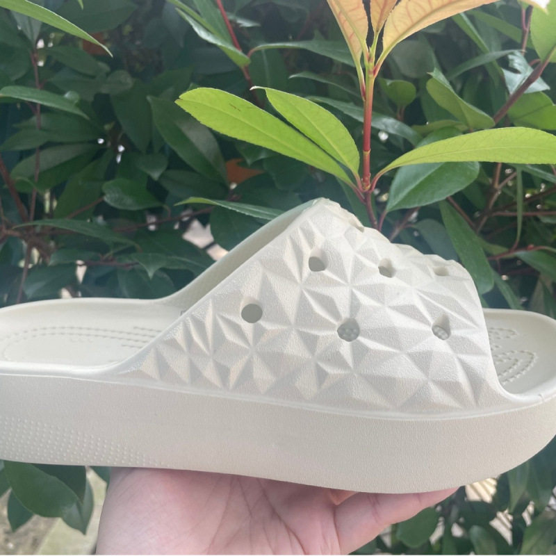 Cross榴莲厚底洞洞鞋夏季新