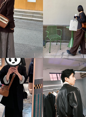 【香姐严选】Kelly邮差包福宝皮 蜡线缝