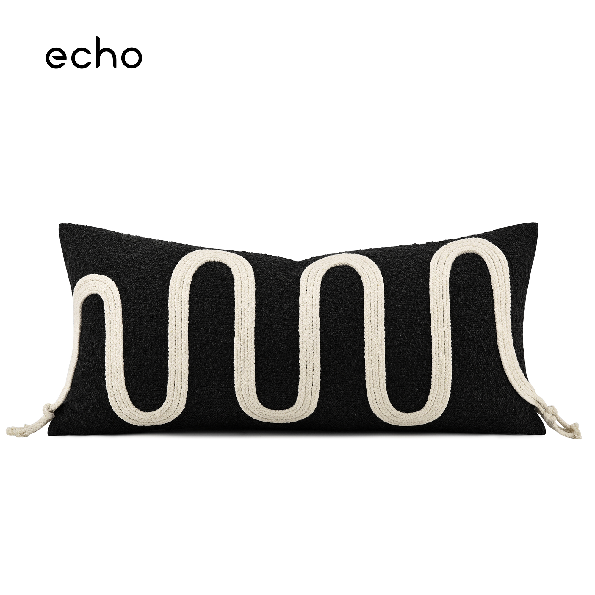 样板间床头侘寂风床头抱枕