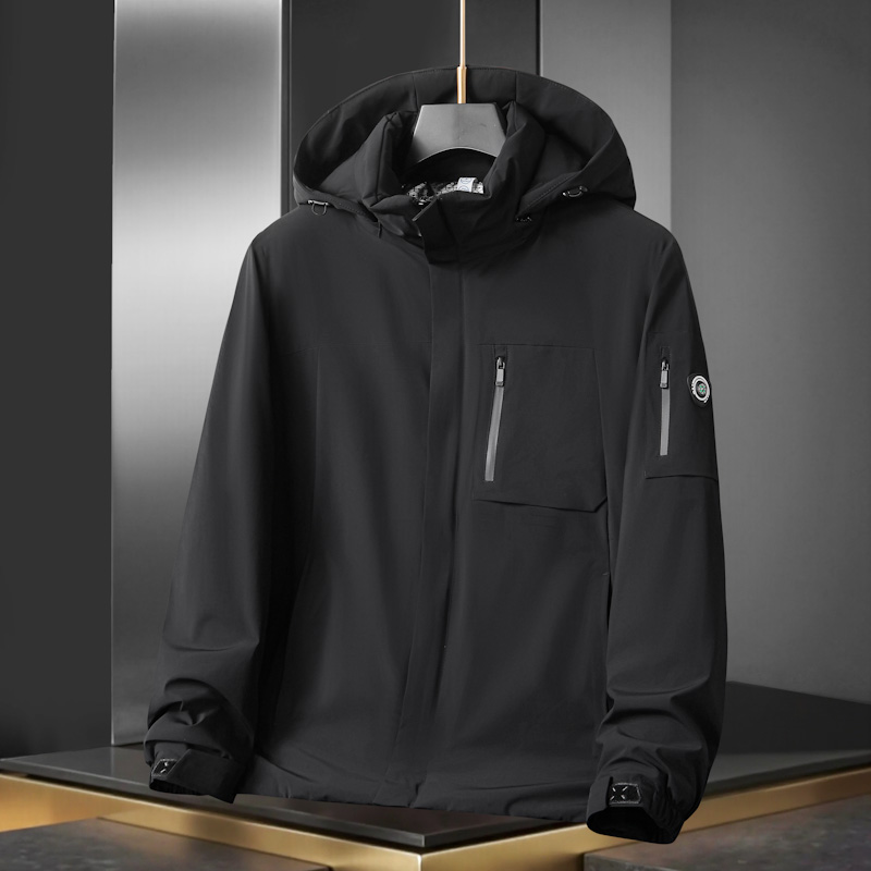 冬季新款加棉夹克男连帽宽松加肥加大码胖子休闲加厚保暖外套上衣