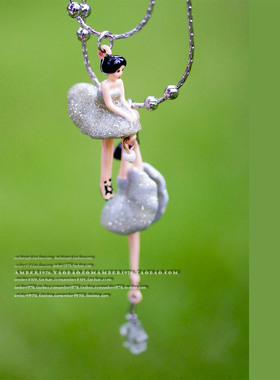 No.126「跳舞吧，像没有观众一样」法国浪漫品牌芭蕾女孩系列项链