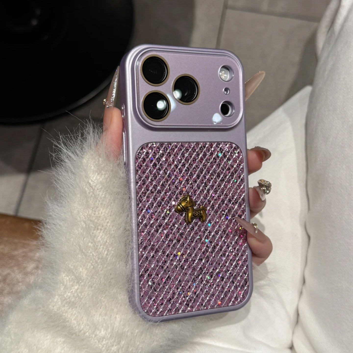 ins高级感秒变17大视窗闪粉适用苹果17promax手机保护壳新款iphone16pro小马贴件15网红超火爆款14时尚女13防,3C数码配件,手机保护套/壳,淘宝优惠券,粉丝福利购,淘宝优惠卷