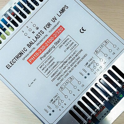 PH10-230-2100-2/320紫外线灯电子镇流器一拖二320W水处理镇流器