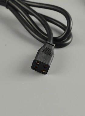 现货UV紫外线杀菌灯座单端四针脚T5陶瓷灯头带线接头G10q四孔插头