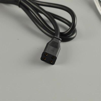 现货UV紫外线杀菌灯座单端四针脚T5陶瓷灯头带线接头G10q四孔插头