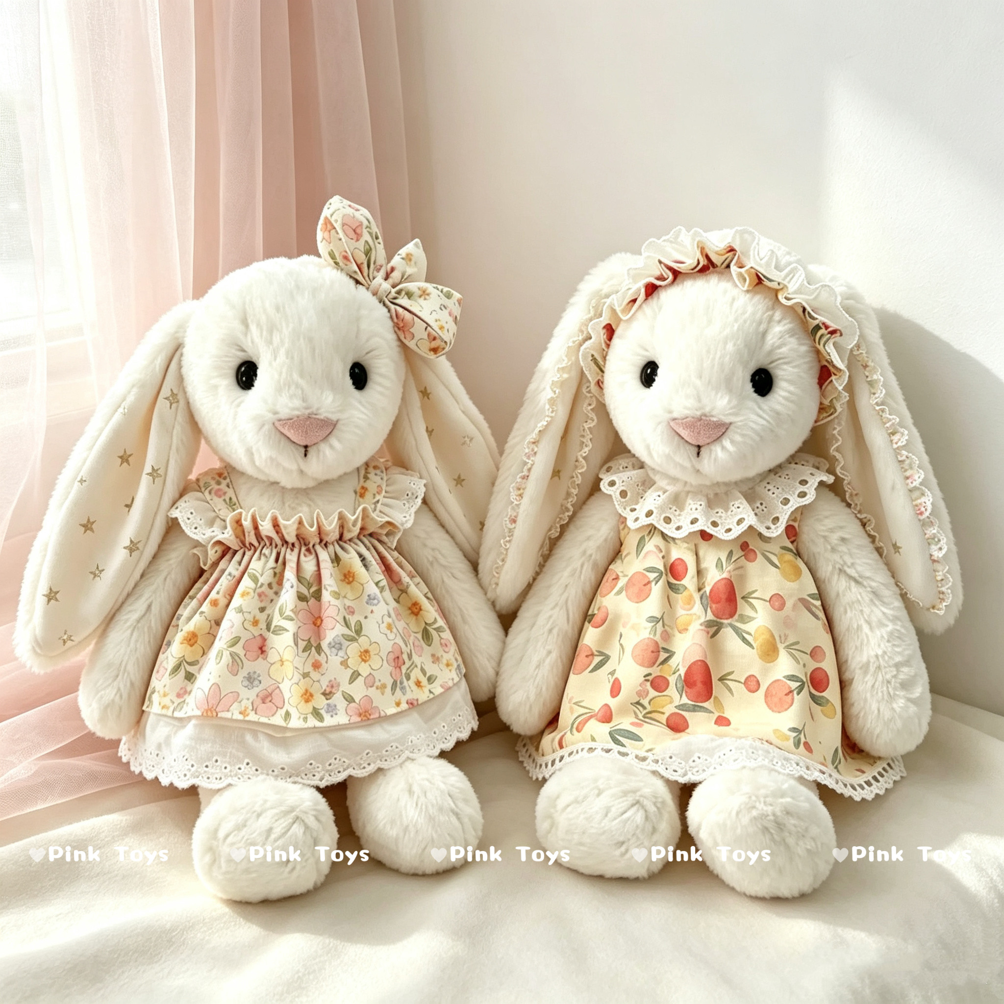 适用于Jellycat中号31cm害羞邦尼兔娃衣30CM伽百利兔新款连衣裙图片