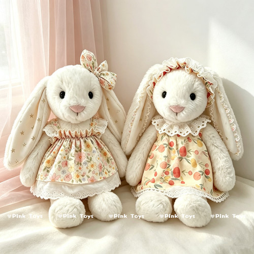 适用于Jellycat中号31cm害羞邦尼兔娃衣30CM伽百利兔新款连衣裙
