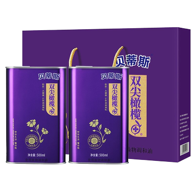 贝蒂斯调和油（亚麻橄榄）礼盒（500ml*2）