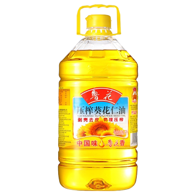 鲁花压榨葵花仁油5L食用油