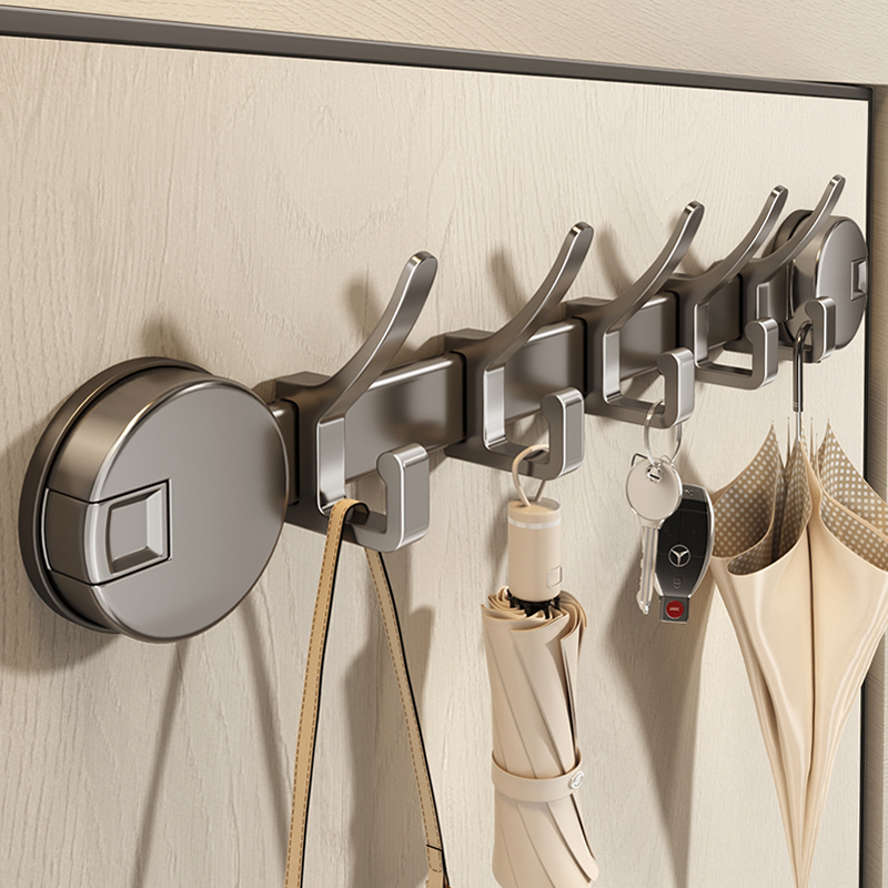 吸盘门后挂钩无痕强力壁挂免打孔真空粘钩承重置物卫生间门挂衣架