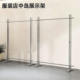 架女装 不锈钢简约时尚 可移动挂衣杆 店中岛展示架落地式 服装