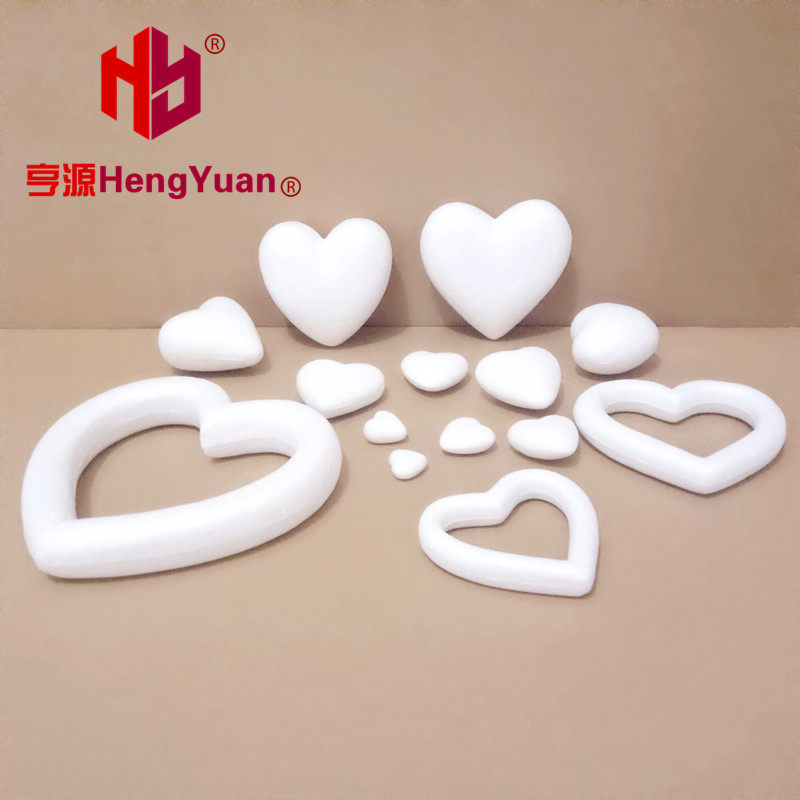 婚庆泡沫实桃心空心爱心 翻糖假体蛋糕胚模型diy手工具立体心形