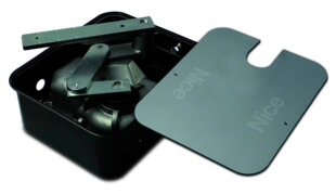 意大利原装 自电动平开对开八字别墅庭院开门机电机NICE 进口地埋式