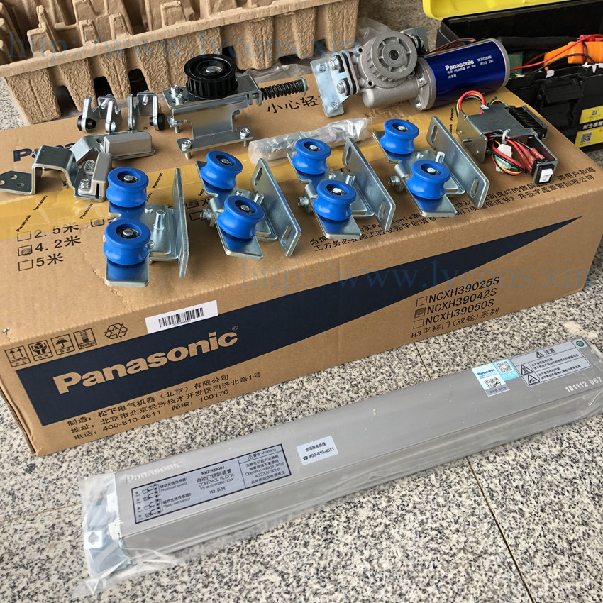 正品松下H3自动门机组 panasonic90KG自动平移门 自动玻璃感应门