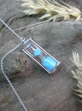 纯银手工925纯银沙漏欧式金属时间沙漏创意个性原创设计定制加工