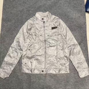 棉夹克 古早LOTTO 金属铭牌重工刺绣冬季 男子 1973 乐途