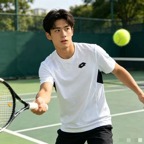 无吊牌 LOTTO 乐途 男子 专业深度干燥运动速干短袖T恤 超透气