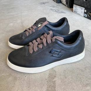 已开胶处理 LOTTO 乐途 女子 网球文化系列 头层牛皮运动板鞋