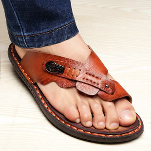 人子拖鞋男夏时尚夏天外穿2018新款个性百搭潮流凉鞋青年人之拖鞋