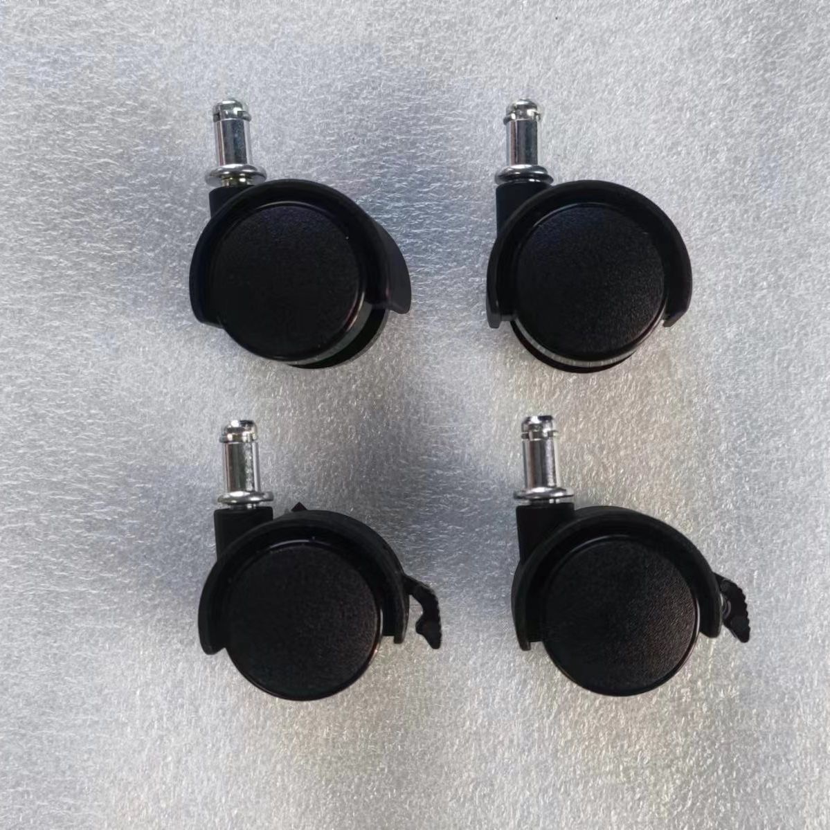 新品11×22冷风机卡簧万向轮刹车